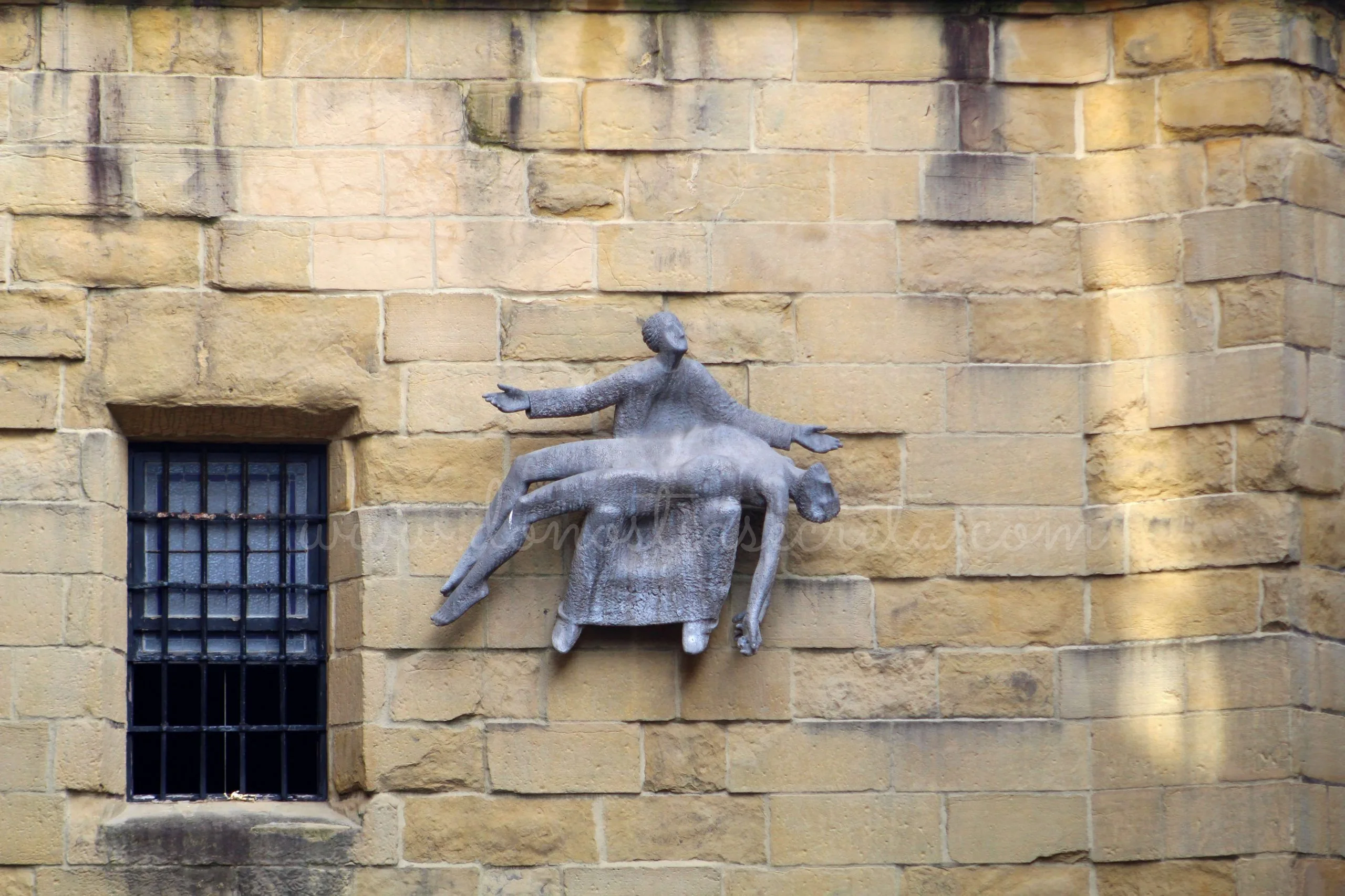 Pieta en la iglesia de San Vicente de Donostia-San Sebastián.