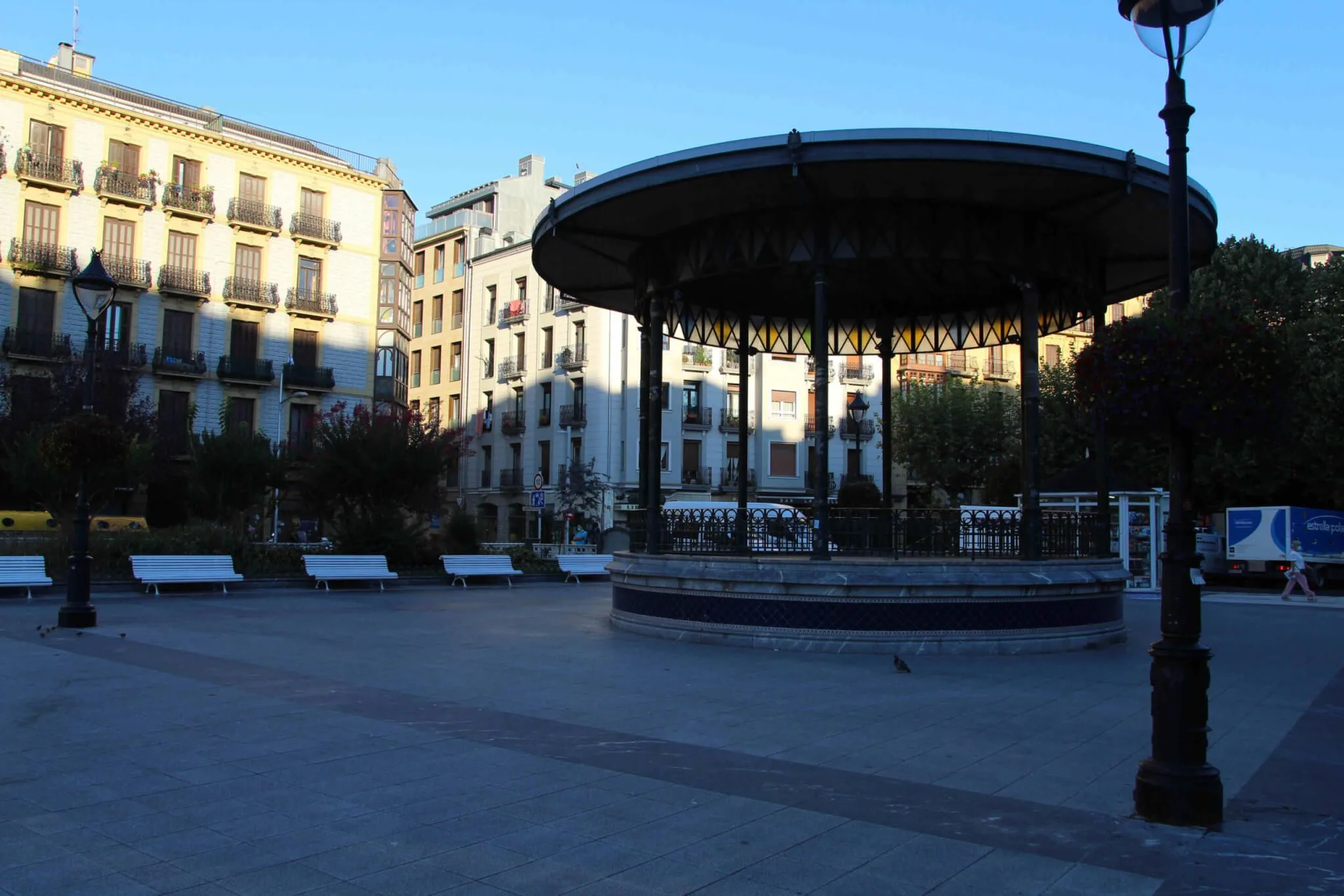 Plaza Easo de San Sebastián.