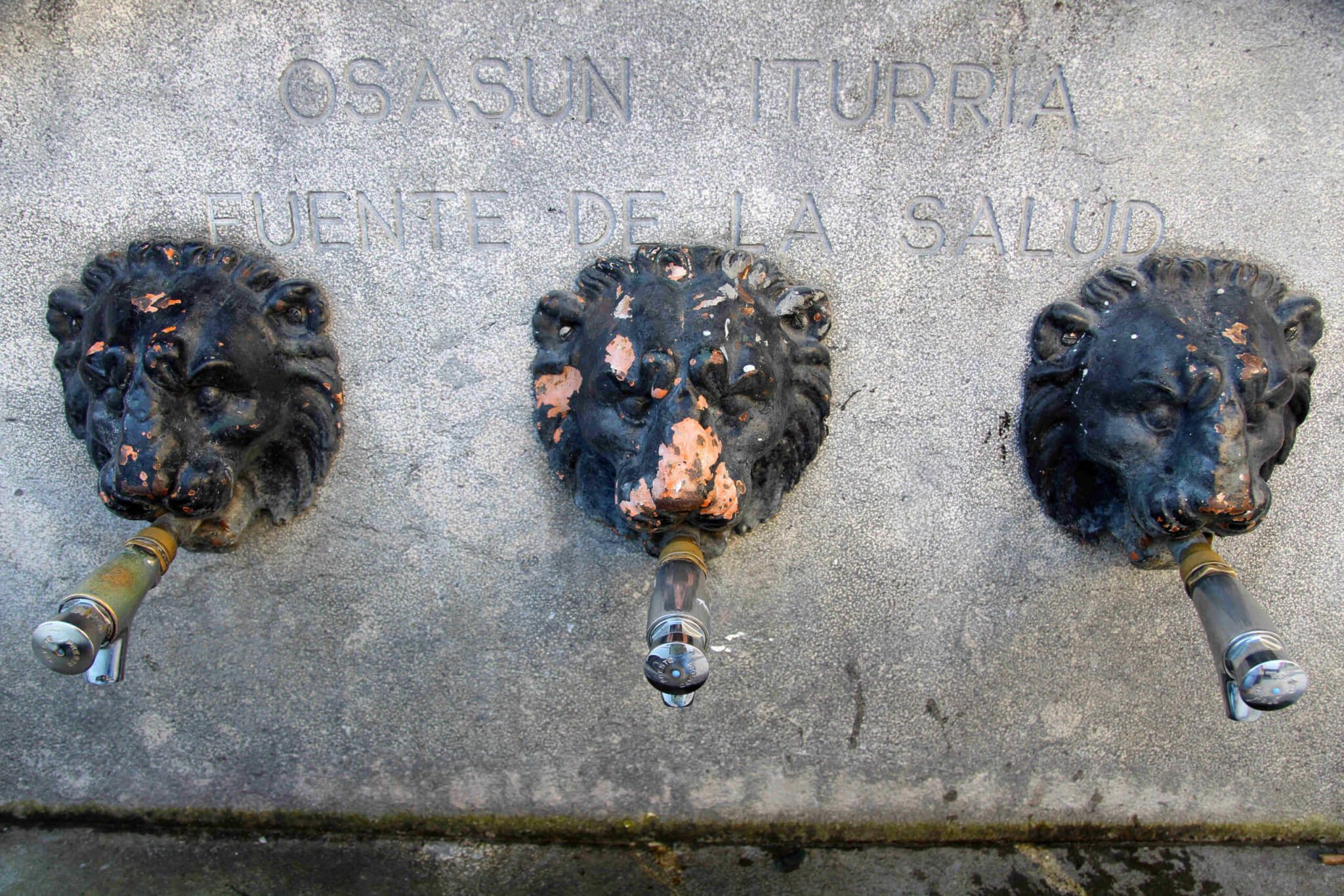 Fuente de la Salud de Amara en San Sebastián