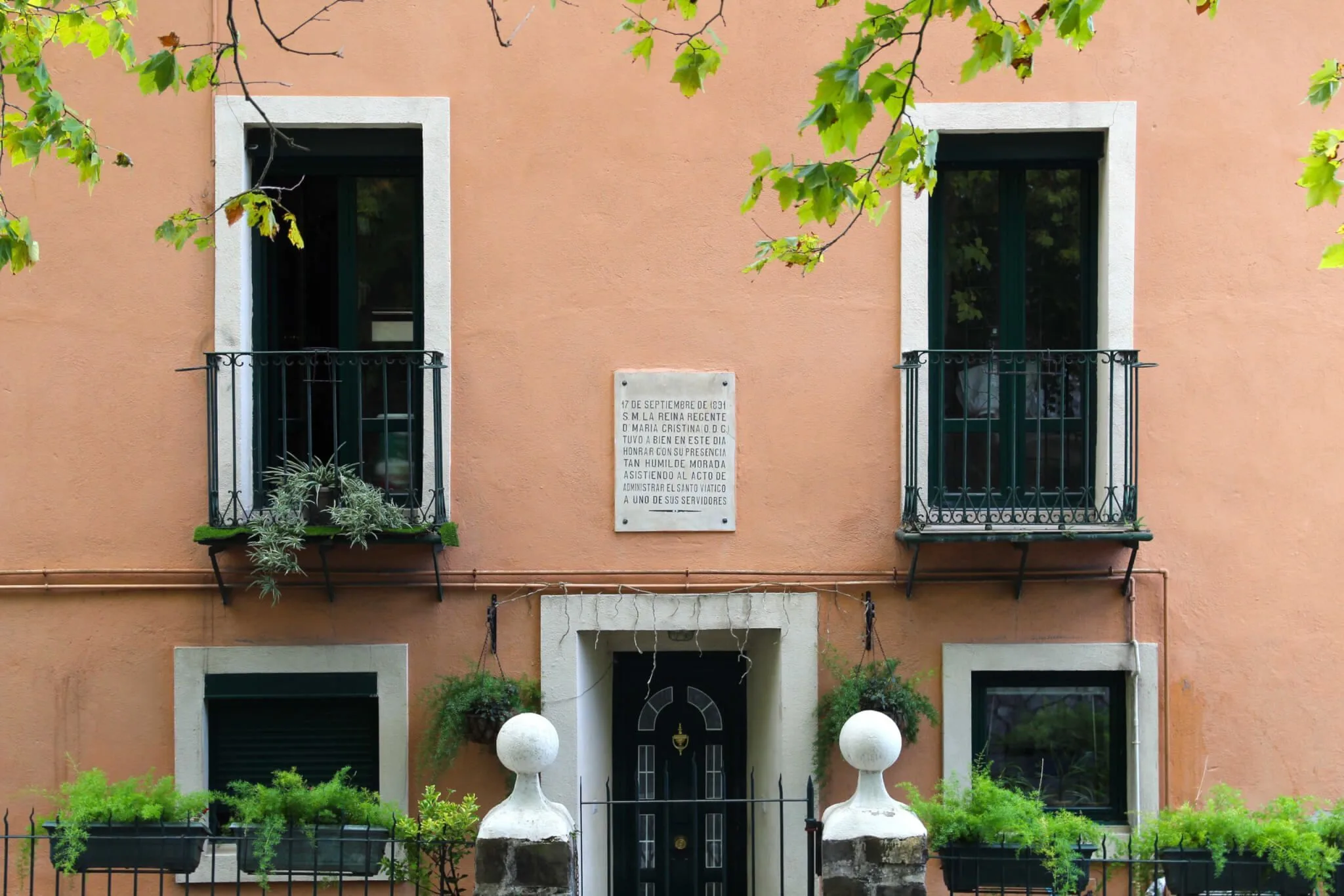 Reina María Cristina en Donostia.