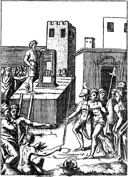 ¿Hubo una guillotina en la Plaza de la Constitución?