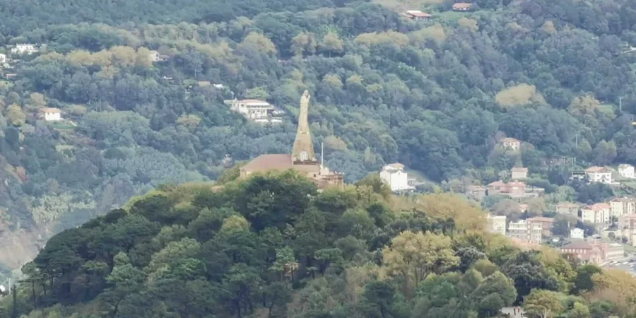 Monte Urgull de San Sebastián.