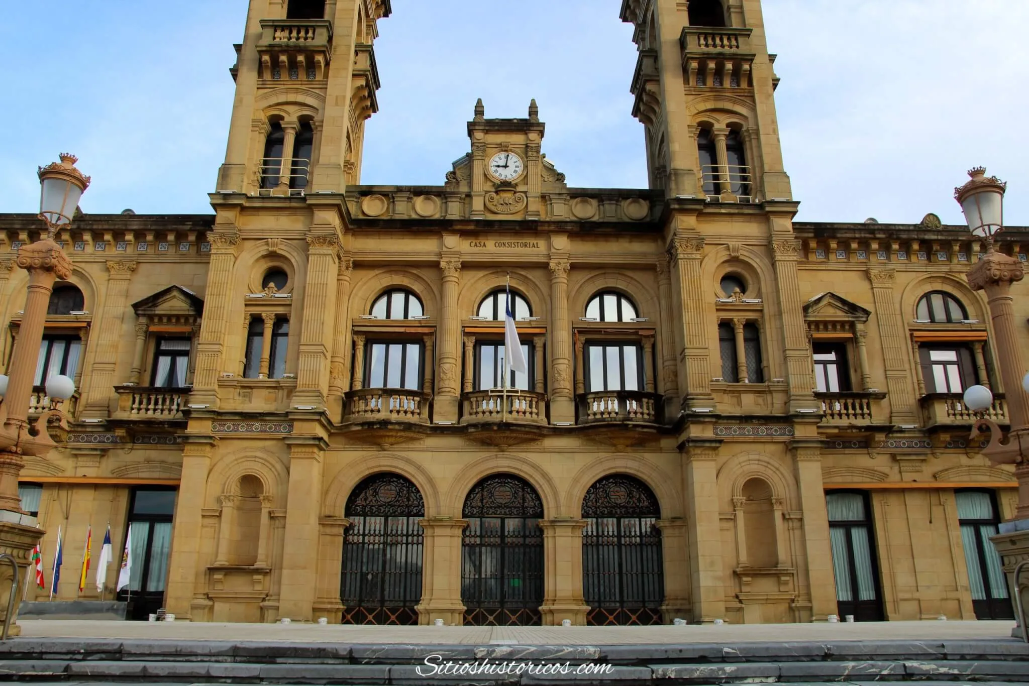 Casa consistorial de San Sebastián.