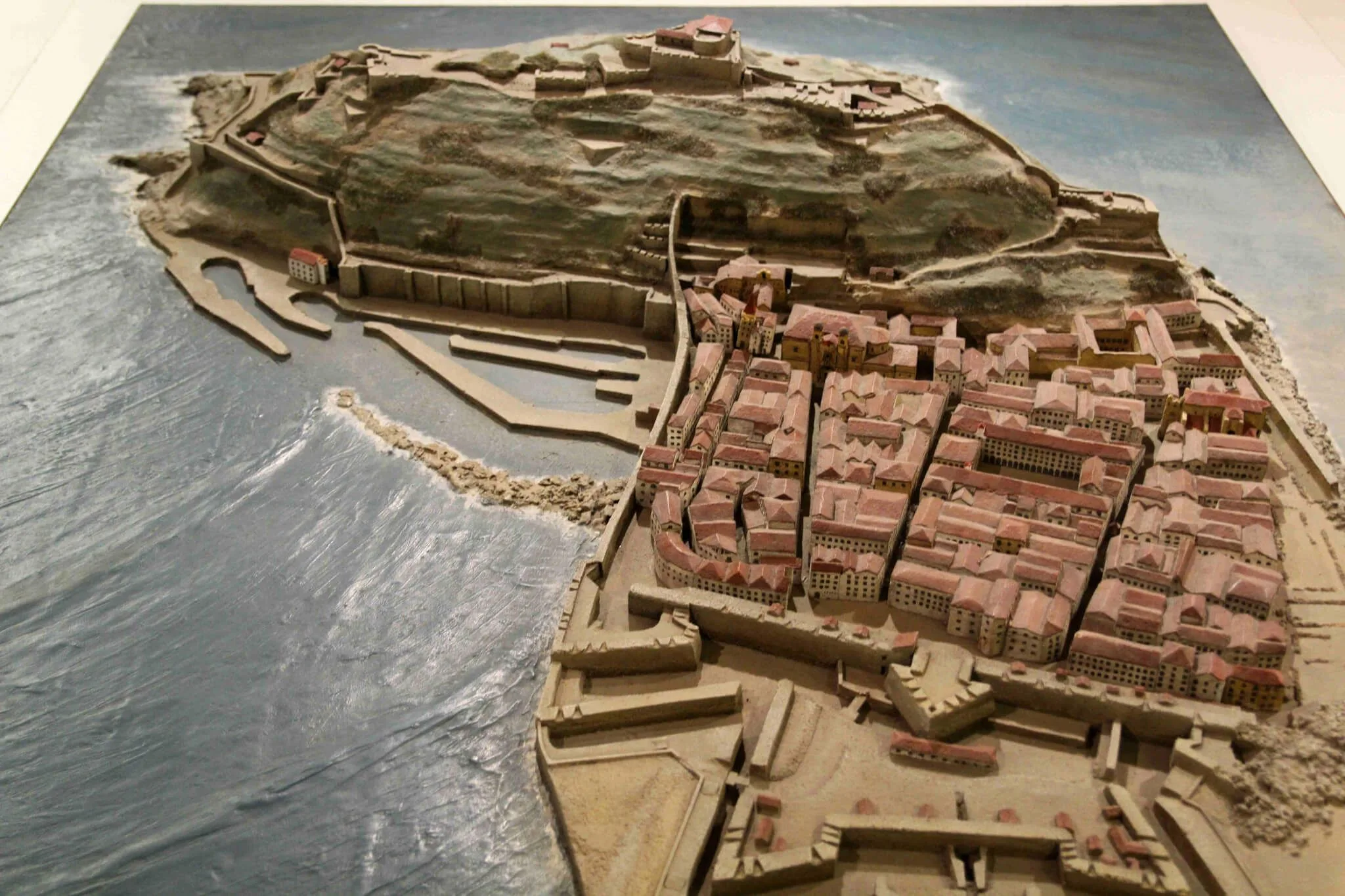 Maqueta San Sebastián amurallada