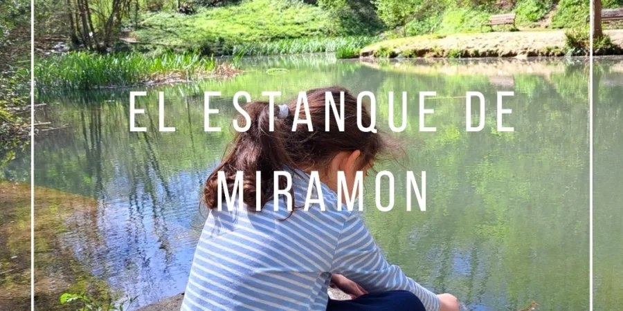 El estanque del parque de Miramón