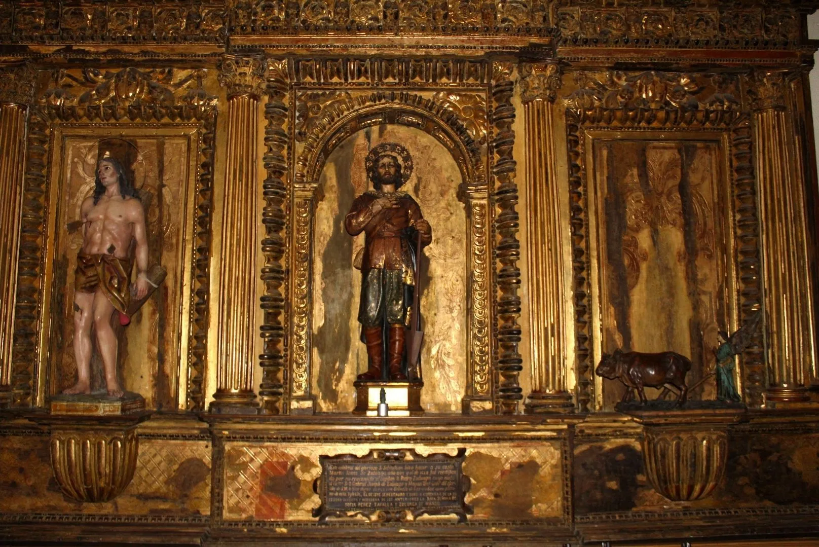 Retablo de San Juan Bautista ermita de Guadalupe Fuenterrabía.