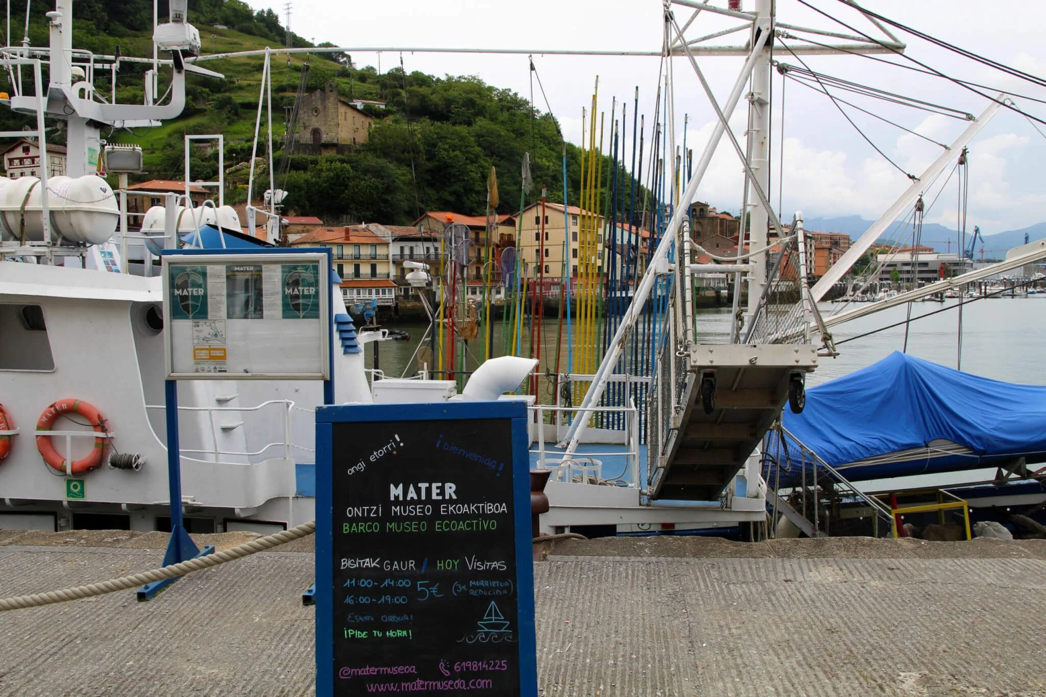 Barco-museo Mater Pasajes