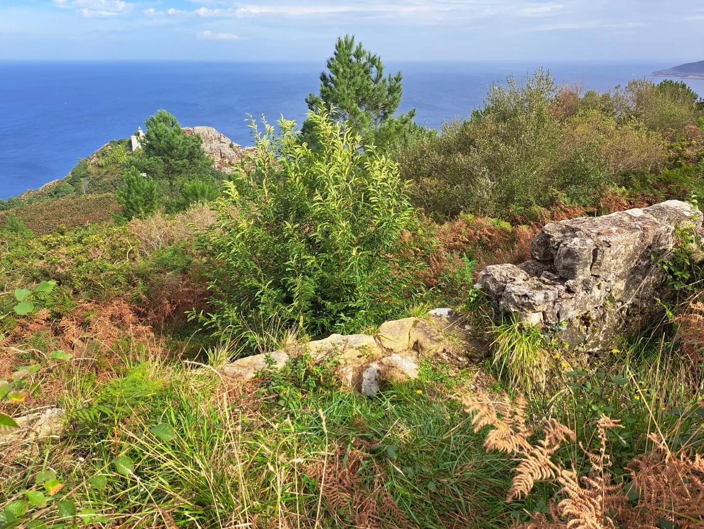 Fuerte del Almirante en el monte Urgull entre Pasajes y San Sebastián.