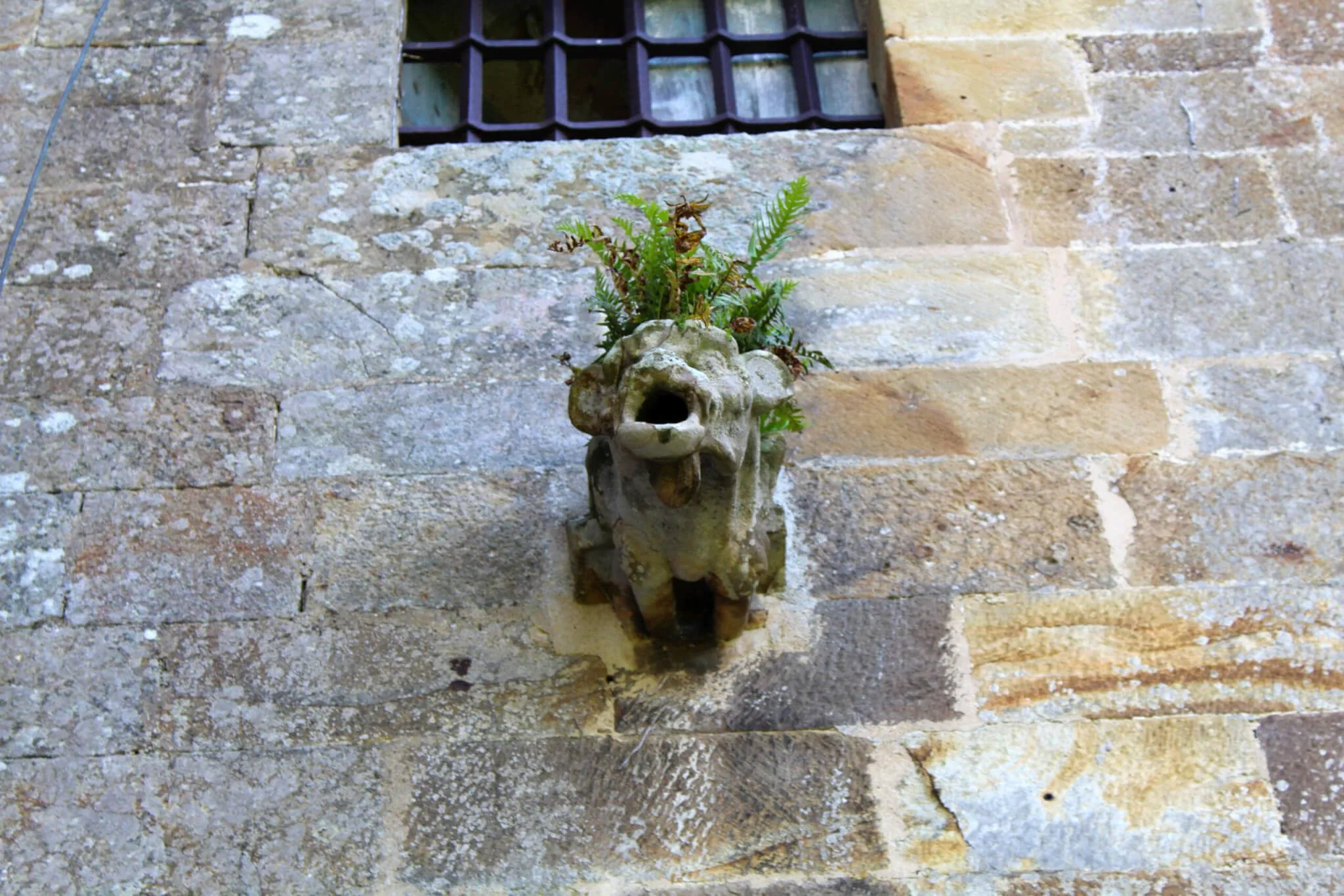 Gárgola iglesia de Zerain