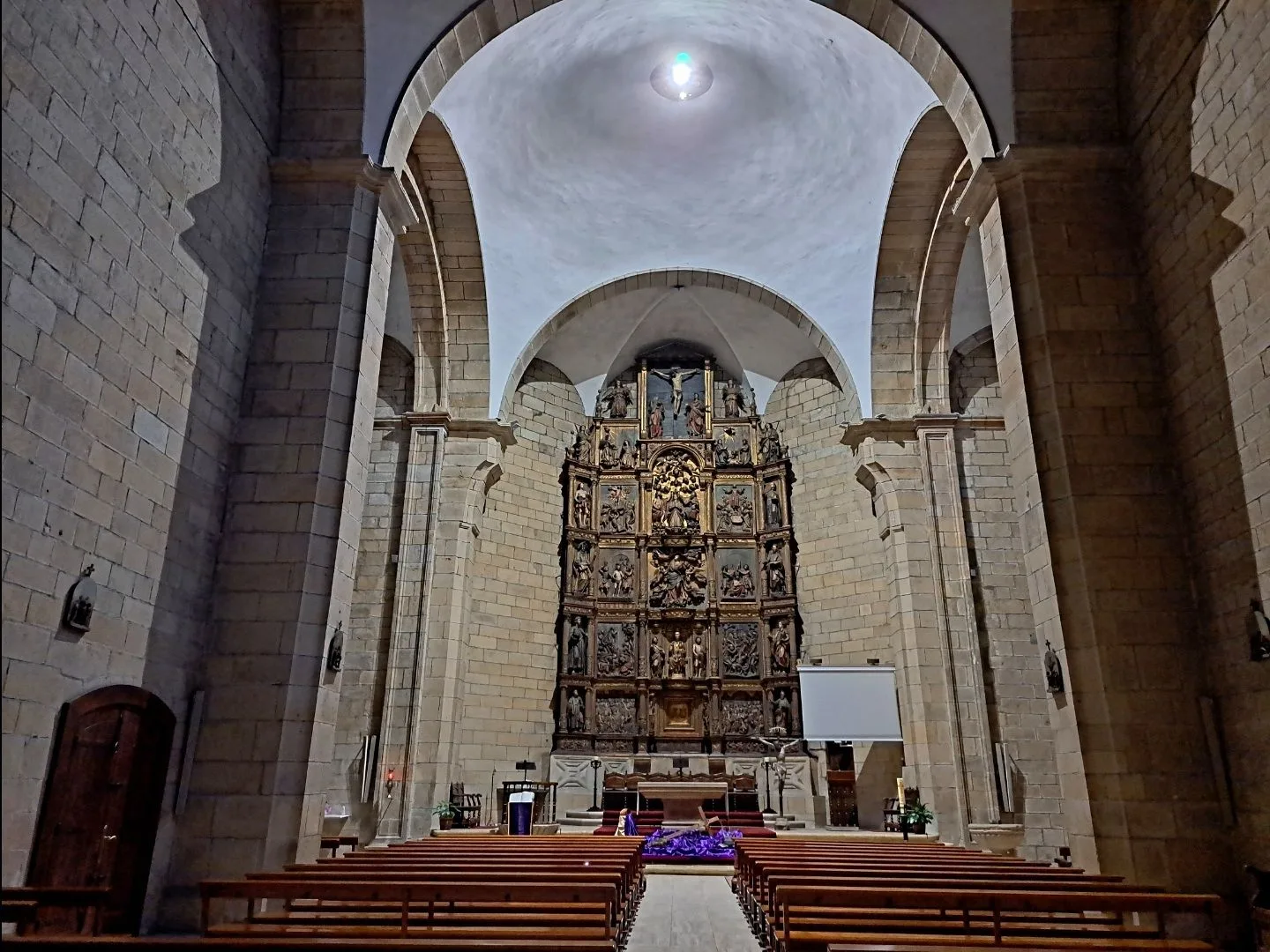 Retablo Mayor de la iglesia de Zarautz.