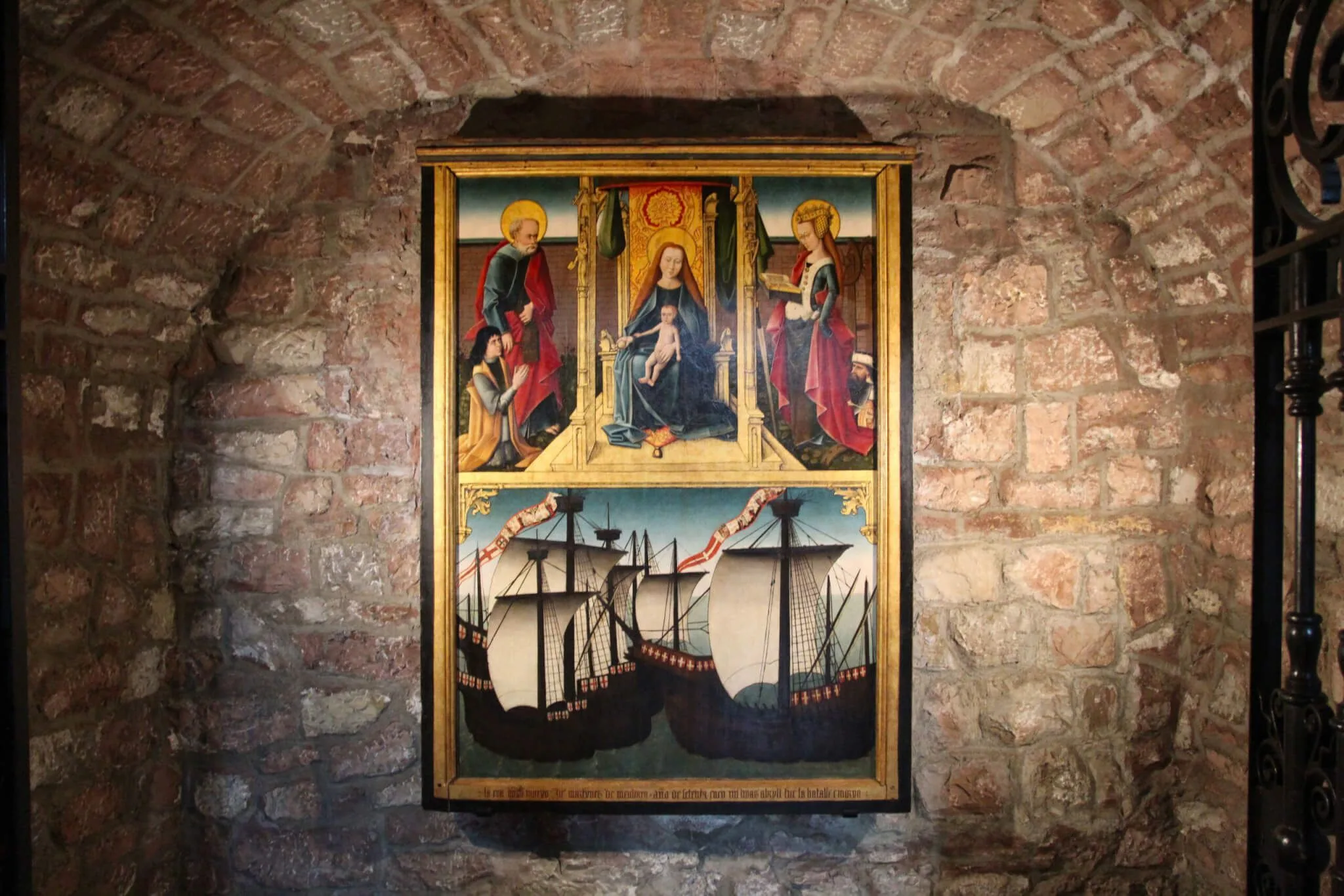 Tabla votiva iglesia Zumaia