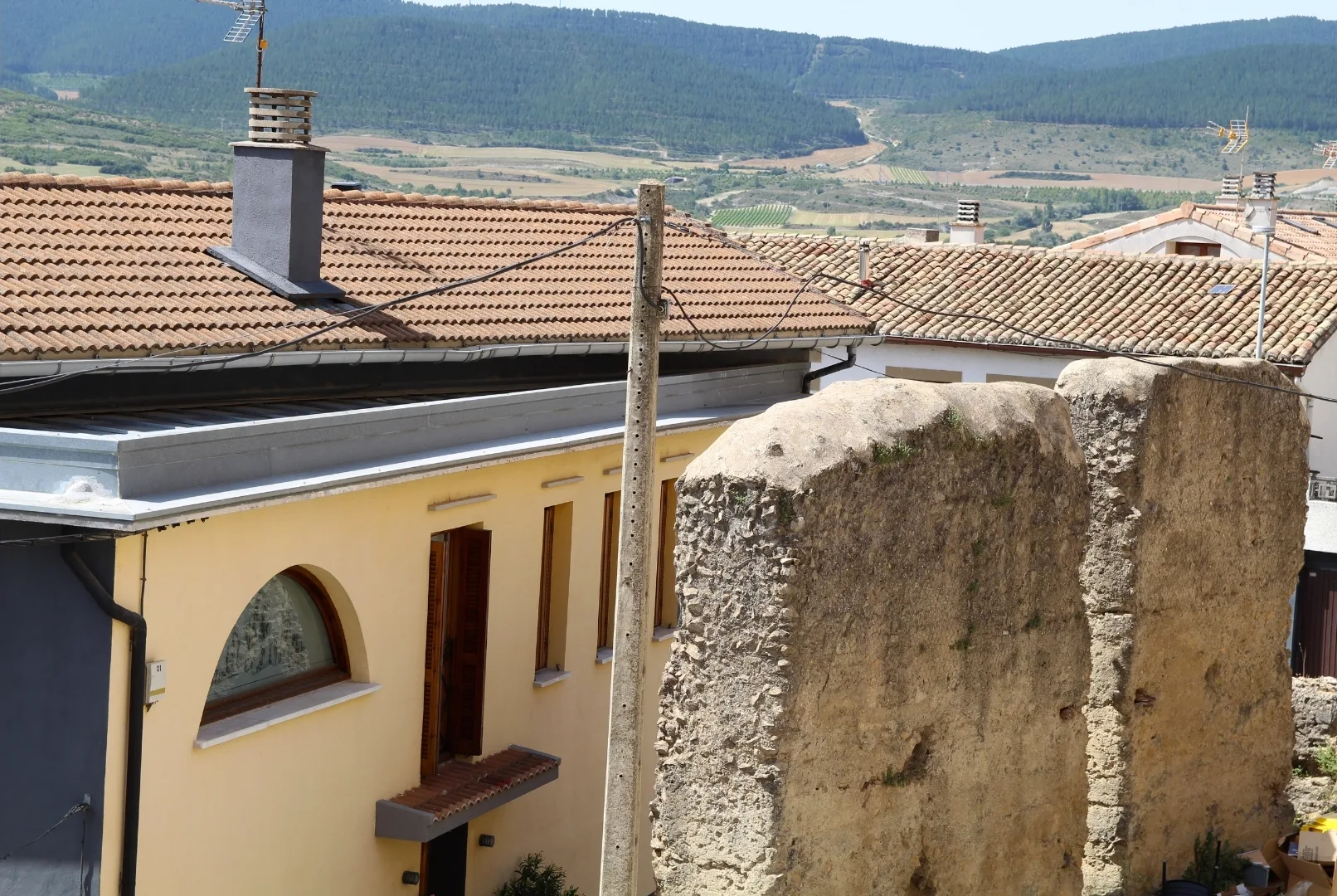 Restos romanos de Lumbier.