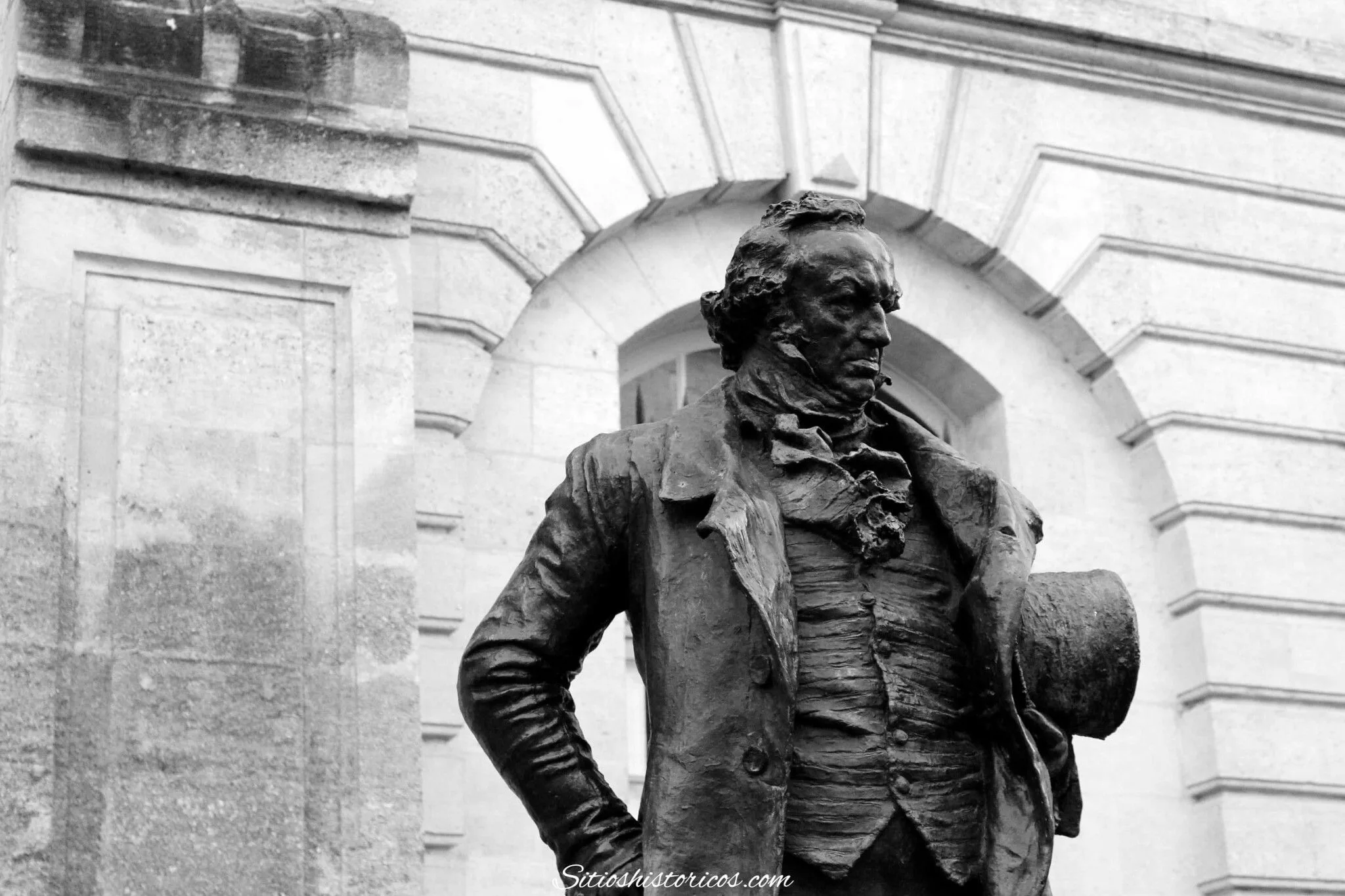 Estatua de Goya en Burdeos.