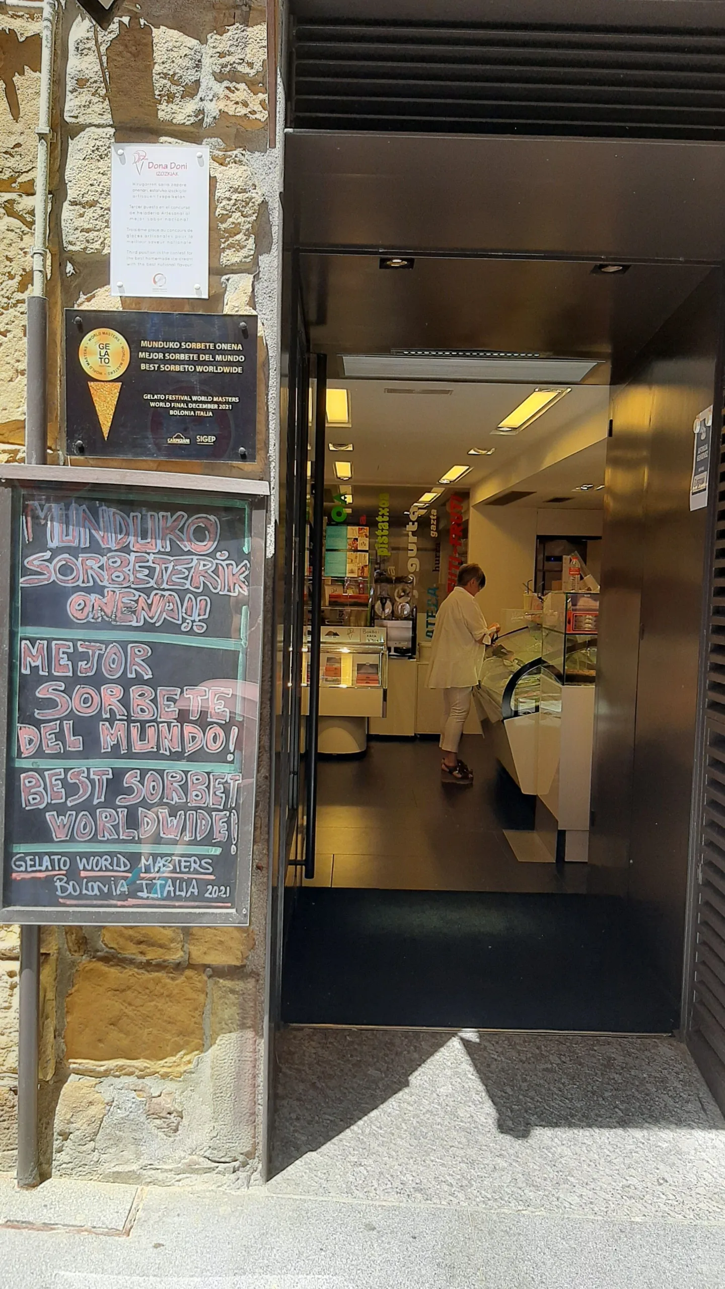 Heladería en Getaria