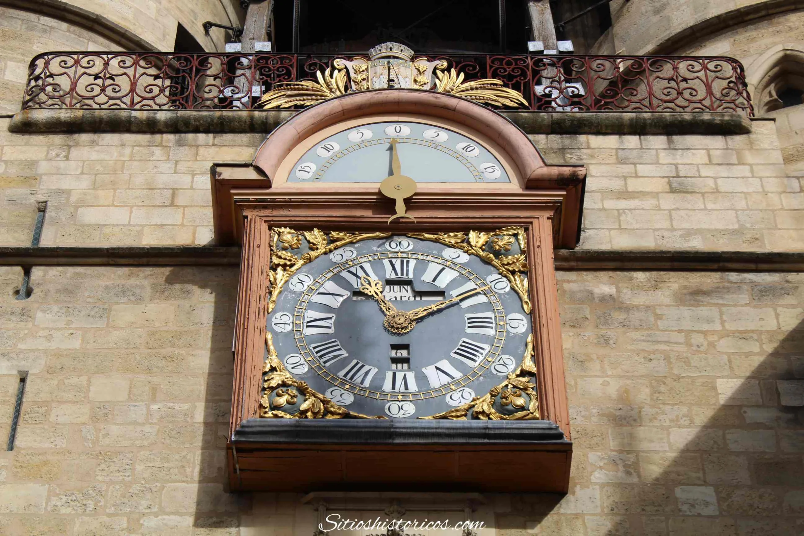 Reloj de la Puerta de San Eloy de Burdeos