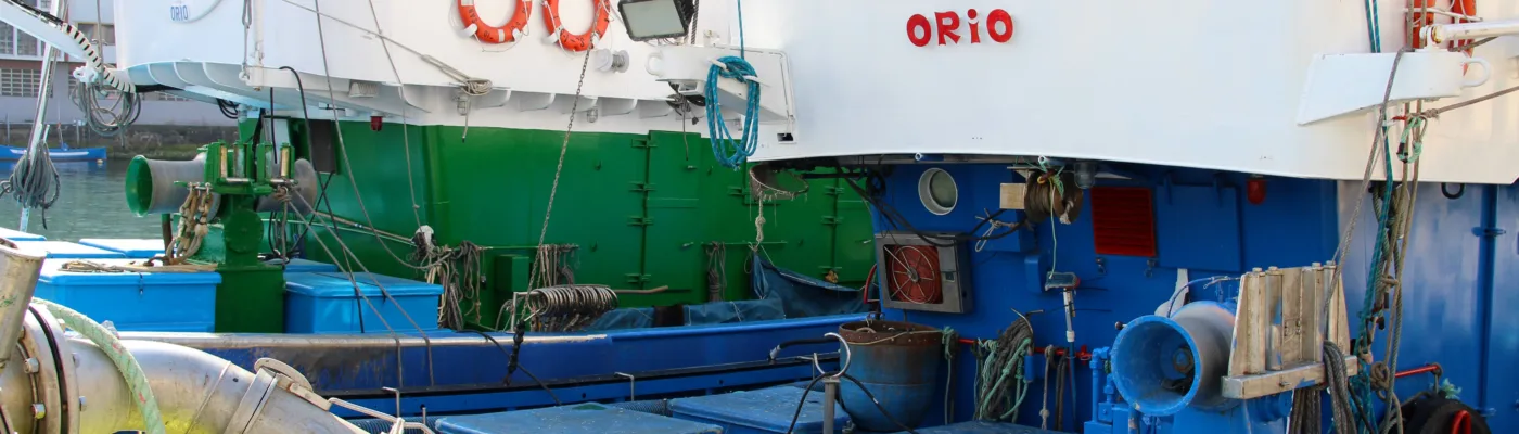 Barcos pesqueros de Orio