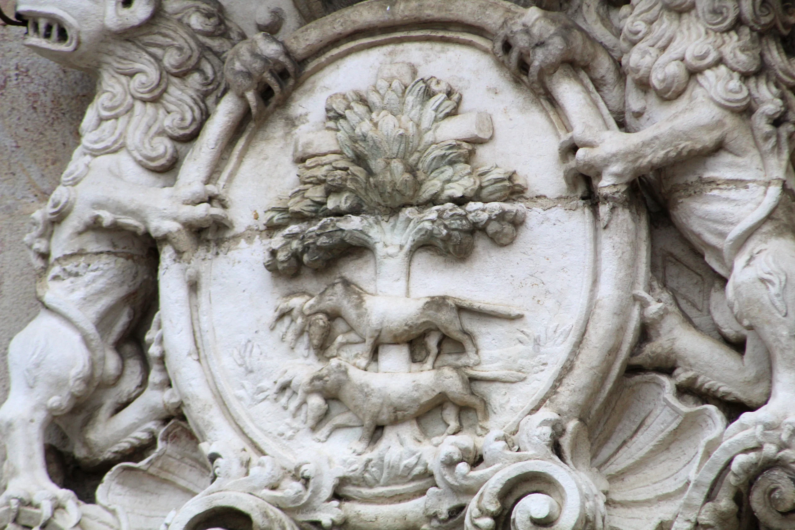 Escudo de Vizcaya en Ochandiano