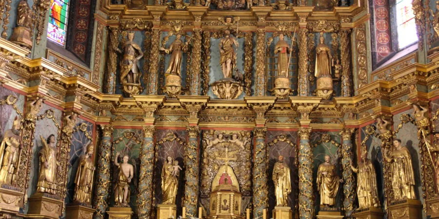 Retablo iglesia de Saint-Jean-de-Luz
