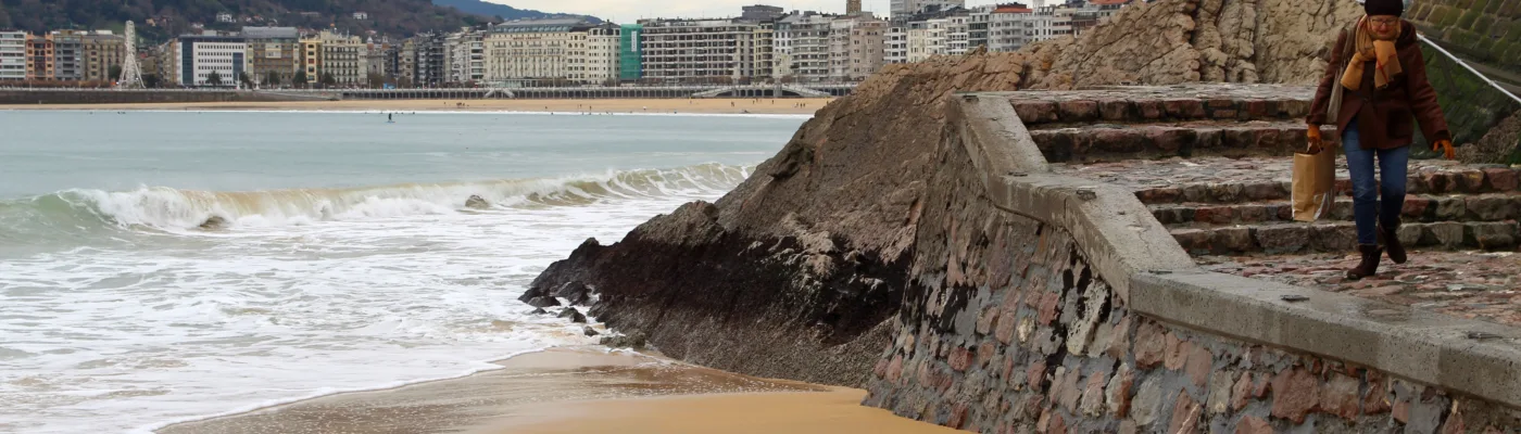 El Pico del Loro en la playa de Ondarreta