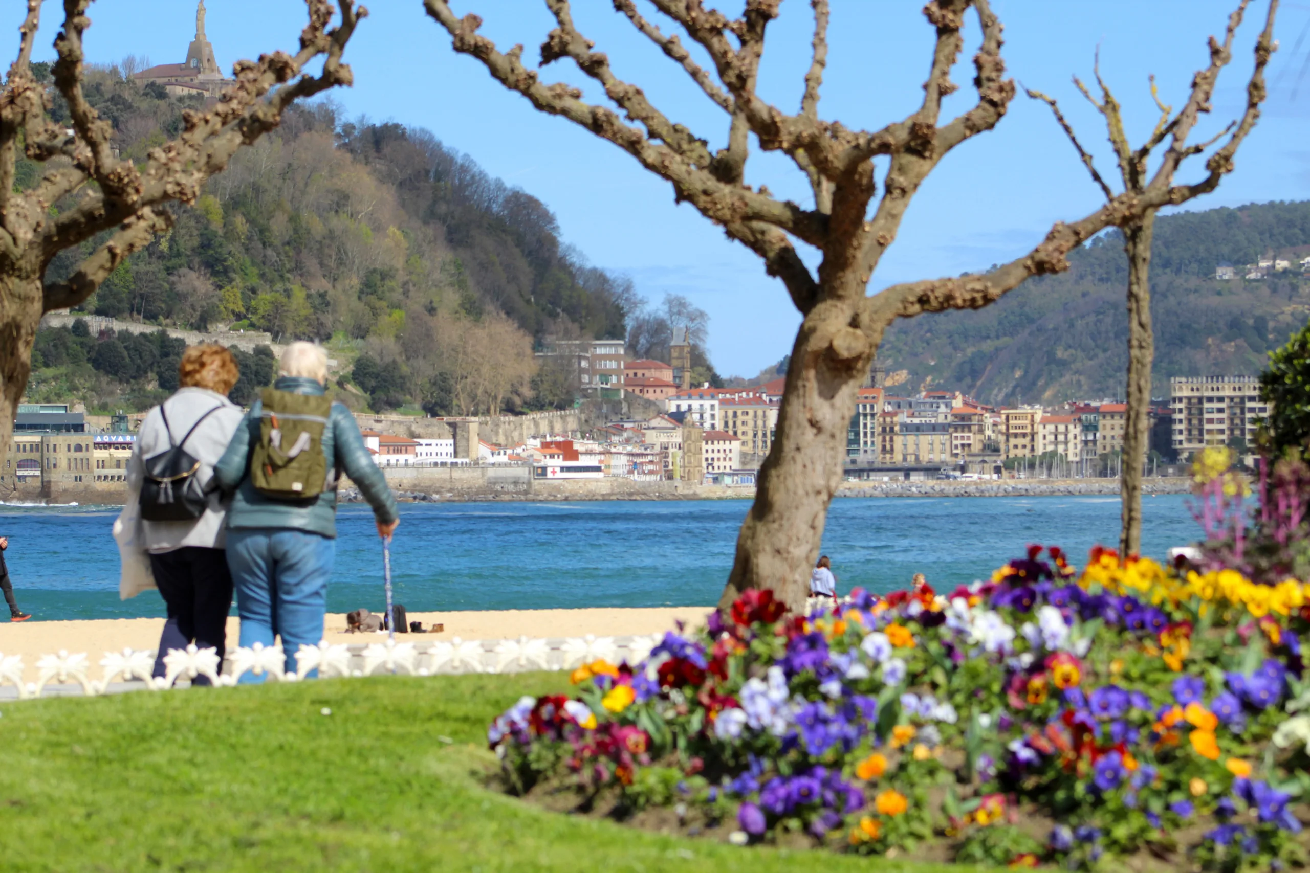 Playa de Ondarreta en San Sebastián
